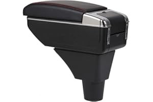 SZSS-CAR Leather Car Center Console Armrest Storage Box for Citroen C3 C4