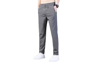 Aosbset Pantalon Stretch à séchage Rapide pour Homme avec Poches Pantalon décontracté pour Homme Cordon de Serrage léger Conception à séchage Rapide Joggers Pantalon de survêtement Coupe ajustée