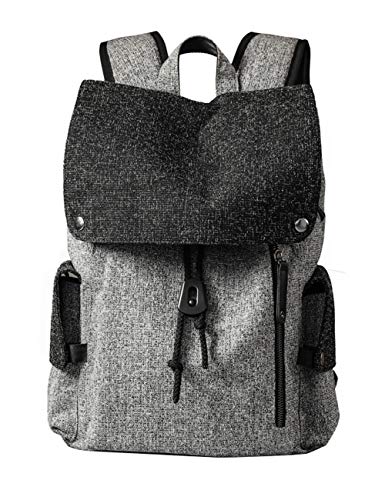 Preisvergleich Produktbild Schultaschen / Leichte Laptop-Rucksack mit USB-Ladeanschluss, Schüler Rucksäcke Für Teens Girls Boys (Farbe : Grau)