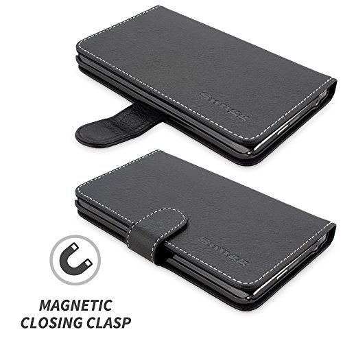 Snugg Funda Galaxy Note Edge  Carcasa Plegable para Samsung Galaxy Note Edge  Ranuras para Tarjetas  Cubierta de Cuero con Billetera  Dise  o Ejecutivo  Garant  a de por Vida  -Cuero  Legacy Range