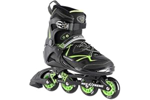 ‎NILS EXTREME Nils Extreme Herren Inlineskates Inliner ABEC9 80 mm Inline Gr. 41-45 grün
