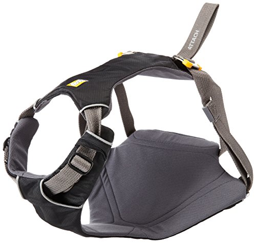 Preisvergleich Produktbild Ruffwear Hunde-Autogeschirr, Mittelgroße Hunderassen, Größenverstellbar, Größe: M, Schwarz, Load Up Geschirr, 3060-001M