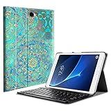 Die Tastatur ist aus High-End-ABS-Material hergestellt. Keine billige Silikontastatur, die man ansonsten auf dem Markt findet. Ein Sprungmechanismus unter jeden Tasten ermöglicht eine taktile Rückmeldung bei jedem Tippen, und helfen Ihnen, schneller und fehlerfreier als auf einem Touchscreen zu schreiben.