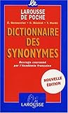 Dictionnaire des synonymes
