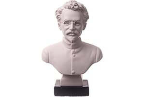 DANILA-SOUVENIRS Radziecki rosyjski ZSRR komunistyczny Leon Trocki marmurowy popiersie statuetka rzeźba 16 cm