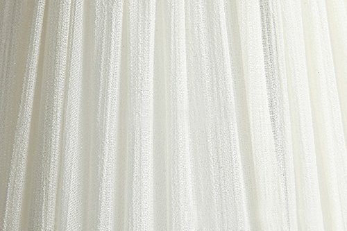 Splink 2 Pcs Lampenschirm E14 Clip-On Organza Stoff Stehlampe Tischlampenschirm mit Gold Trim Vintage Barockstil Stil - 4