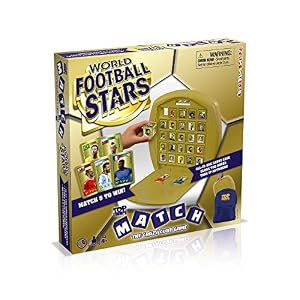 Match Estrellas Jugadores de Fútbol – Juego de Mesa de Top Trumps – Conecta en línea 5 de tus jugadores de fútbol favoritos