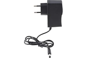 AKOZON Uniwersalny adapter sieciowy 9 V AC DC, pojedynczy efektor 100 240 V elektryczny do uniwersalnego adaptera gitarowego 9 V (wtyczka UE)