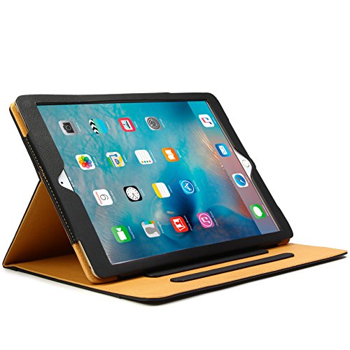 Original Urcover® Tasche Smart Cover iPad Pro 12.9 Zoll ( 2015 /2016 Version) Schutz Hülle Case [Sleep / Wake Funktion] und inkl Displayschutzfolie & Zubehör | Schwarz - 2