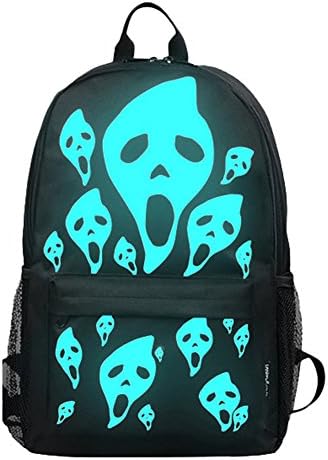 Luminous Backpack with Anti-theft Lock and Pencil Case School Rucksack Laptop Backpack College Bookbag