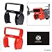 Produktbild CamKix Sonnenblende Kompatibel mit DJI Spark, 2 Pack (Schwarz + Rot) - Drohnenkamera Blende/Lichtschutz/Visier - Blockiert übermäßiges Sonnenlicht - Besseres Videomaterial - Maximale Freiheit