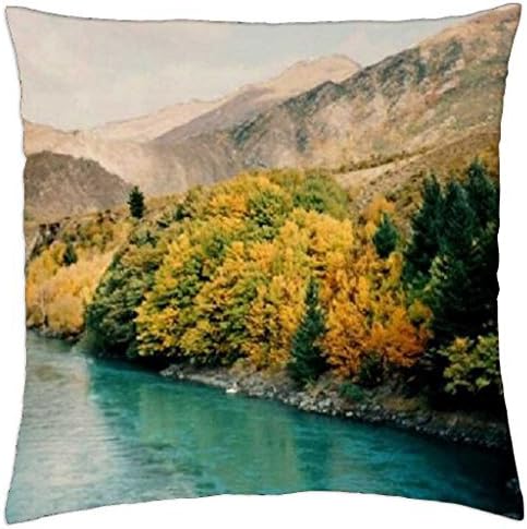 EL RIO VERDE - Throw Pillow Cover Case (16" x 16")