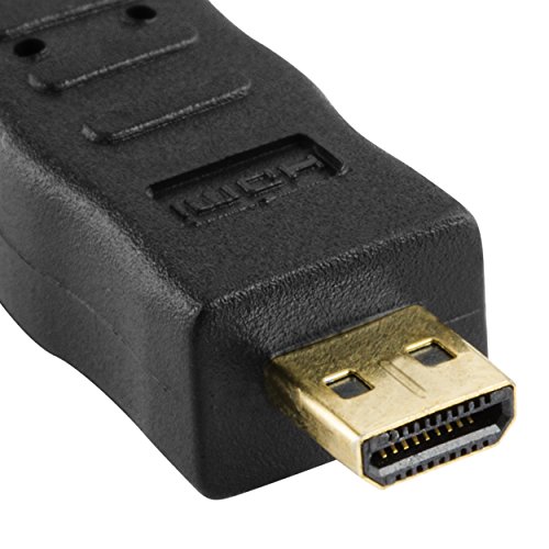 mumbi Micro HDMI Kabel 1080p – vergoldete Kontakte – HDMI Mikro Type D High Speed Kabel HDMI 1.4 / Verbindungskabel 3 Meter - 7