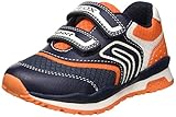 Verschluss: Haken & Schlaufe Geox Jungen J Pavel a Sneaker Blau (Navy/Orange C0659) 33 EU