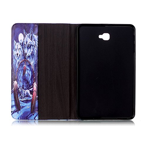 Romtronic Cute Colorful Flip Tasche PU Leder Abdeckung Stand Schutzhülle für Samsung Galaxy Tab A6 10.1 Pouces SM-T580 / SM-T585 + 1 x Schwarz Stylus (Design 12) - 4