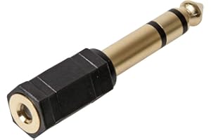 PROSIGNAL Pro Signal PSG08643 - Enchufe estéreo de 3,5 mm a conector jack de 6,35 mm