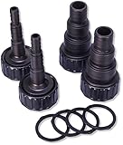 JBL manguera Conector Set, 4 unidades + juntas para Pro cristal UV depuradora de c