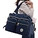 BXT Female Fashion Multi-use Casual Tote Bag Cross Body Nylon Shoulder Bag/Ladies Travel Waterproof Bag with Shoulder Strap/Teenage Girls School Satchnel Bag/Mummy Nursery Shoulder Bag Nappy Organiser Pack