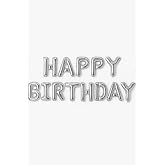 Beys&uuml;s Happy Birthday Folyo Balon G&uuml;m&uuml;ş