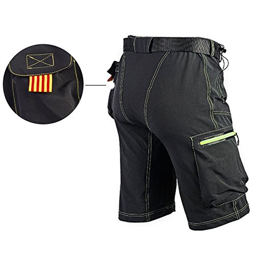 BicRad Herren MTB Shorts Trekking Downhill mit Gürtel - 2