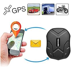Gps tracker, Coche Carro Vehiculo GPS Localizador de Seguimiento en Tiempo Real de 150 dias de Tiempo en Espera con Iman Fuerte Diebstahlschutzl en un Global GPS Tracker con Free App (tk905b)
