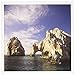Produktbild 3drose Lands End, The Arch, Rock Formation, Mexiko, Grußkarten, 15,2 x 15,2 cm Set von 12 (GC _ 86803 _ 2)