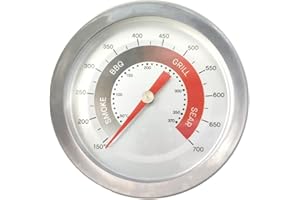 BRATI Temperature Gauge Replacement for Masterbuilt Gravity Series 560/800/1050 XL Digital Charcoal Grill+Smoker