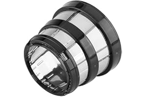 EJOYOUS Filtro Ricambio Estrattore, Filtro Di Ricambio per Estrattore di Succo, Filtro a Maglia Fine, Filtro per Estrattore di Succo, Piccolo Foro per Hh-sbf11 Hu-19sgm, Nero