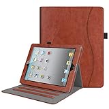 ipad case stand Hochwertige Kunstleder außen und weiche Innenfutter aus Mikrofaser - Exakte Passgenauigkeit, Leichtes Gewicht und sicherer Schutz.