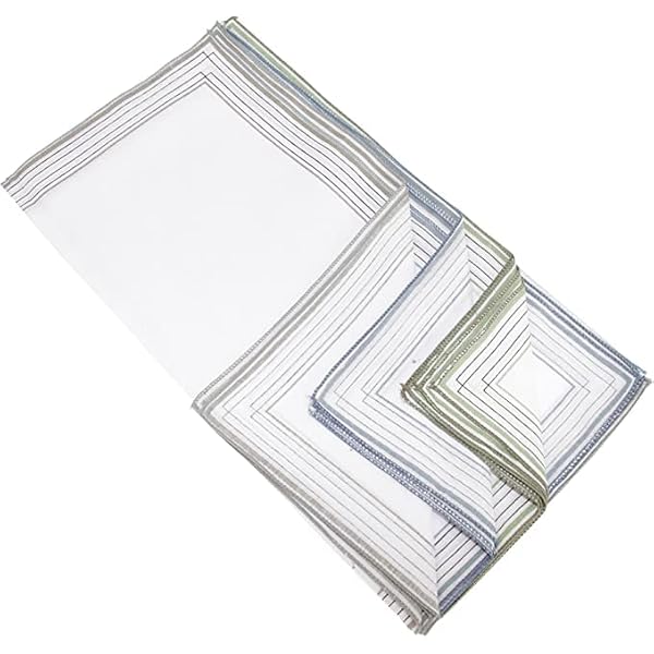 Mouchoirs En Coton Blanc DODUOS 15pcs - 40x40cm Pour Homme, Mariage Ou Occasions Spéciales