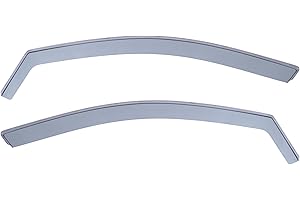 Modifycar - Deflectores Compatibles con Seat Cordoba 2001-2009 - Vidrio Acrílico Duradero - Derivabrisas Delanteros Ahumados para Ventanillas - Instalación Interior - 2 Unidades