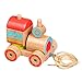 Produktbild Lucy&Leo Train Sortier, Stapel & Steckspielzeug Schieben und Ziehen Lernspielzeug aus Holz Lernspielzeug aus Holz für Kleinkinder für Baby Boy und Baby Girl