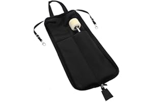 Drfeify Sac de de Tambour Sac de Rangement portatif pour Tambour Batterie(Noir)