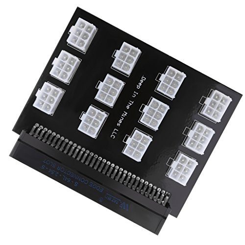 Dolity Ethereum Mining GPU 1100w/1200w PSU Breakout Board for DPS-1200MB D1200e-s PS-2142-2L Series