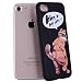 Produktbild iPhone 7 / iPhone 8 (4,7 Zoll) Hülle, Hozor Ultra Dünn Weiche Silikon Schutzhülle TPU Bumper Case Schwarz Stil Leichte Kratzfeste Handyhülle 3D Gemalt Geprägt Design Garfield - Kiss My Ass Muster