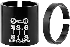 HOUSON Bicycle Ahead Stem Spacer, Stem Shim Adapter Bicycle Ahead Handlebar Stem Conversion Sleeve 28.6mm-31.8mm