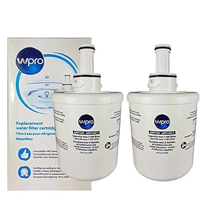Wpro 2 X Filtre SAMSUNG APP100 remplace DA290003A-B-F-G, HAFIN-2, AQUA PURE