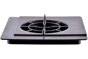 PLASTIC MOULDINGS NORTHERN LTD Jouplast Riser - 200x200 Flat Plate - Ceramic/Porcelain Tiles & Concrete Paving/Patio Support - (Pack of 10)