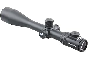 Vector Optics Minotaur 12-60x60 Gen II MFL Second Focal Plane (SFP) Riflescope with Red Illuminated Reticle, 34mm Tube, 1/8 MOA per Click Adjustment, True 5X Zoom Factor, Free Mount Rings