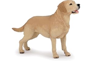 Papo - Figurine animal - Labrador, Compagnon Fidèle, Jouet enfant dès 3 Ans - Amour et Loyauté à Travers le Meilleur Ami de l'Homme pour Petits Amoureux des Animaux