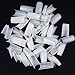SupplyEU 500pcs White Acrylic UV Gel French False Fake Nail Art Tips
