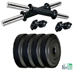 Body Maxx 10 Kg PVC Adjustable Dumbbell Set.