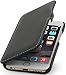 Produktbild StilGut Book Type Case mit Clip, Hülle aus Leder für Apple iPhone 6 & iPhone 6s (4.7“), Schwarz Nappa