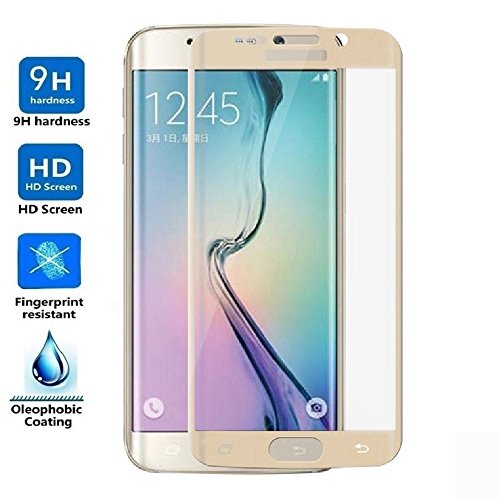 Protector de Pantalla para SAMSUNG GALAXY S6 EDGE PLUS ORO CURVO  Cristal Vidrio Templado Premium  Electr  nica Rey  