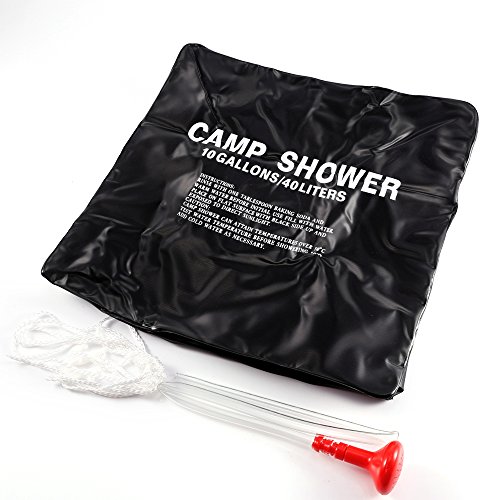 SOLARDUSCHE SOLAR DUSCHE CAMPINGDUSCHE CAMPING 40L Solardusche Outdoor Gartendusche Garten Außendusche Shower NEU - 5