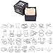 Produktbild ANNA SHOP Knobelspiele Set, 28 Stück Metall Knobelspiele IQ Spiele Puzzle Ring 3D Geduldspiele Brainteaser Puzzle für Erwachsene Studenten und Kinde