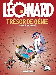 jaquette livre Léonard - tome 40 - Un trésor de génie