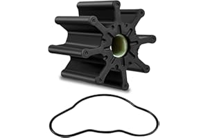 HZSIFU Water Pump Impeller Kit fit for MerCruiser Inboard Engine Stern Drive V-6 and V-8 350 MAG 383 496 MPI Alpha Bravo 4.3L 4.5L 5.0L 5.7L 6.2L 8.1L 8.2L Replaces 47-862232A2 8M0104229