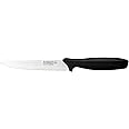 Rockingham Forge Range 12.5cm Utility Knife - Lightweight Sharp Stainless Steel Kitchen Knives with Black Handle