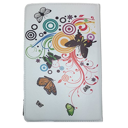 Odys Rise 10 Quad Core / 25,5 cm / 10.1 “ / Multimedia Tablet Pc Tasche + Stylus Touch Pen – 10 Zoll Schmetterling 360° - 3